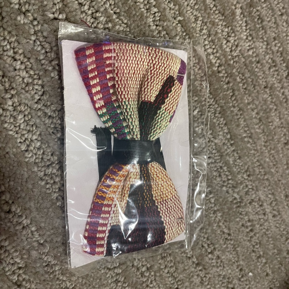 African kente cloth bow tie.